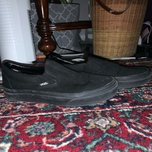 Vans Black slip on